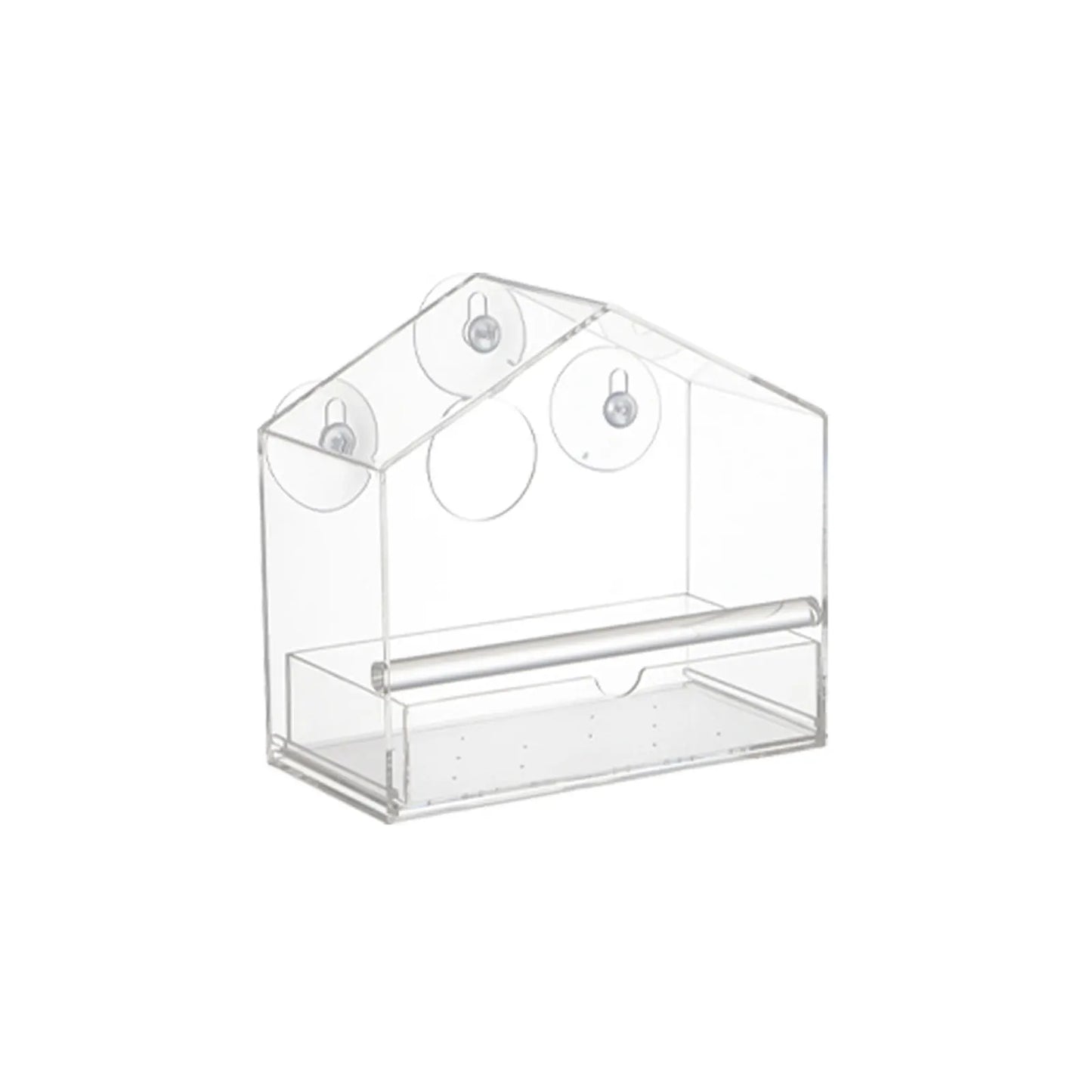 Guangdong Clear Acrylic Window Mounted Bird Feeder Cage