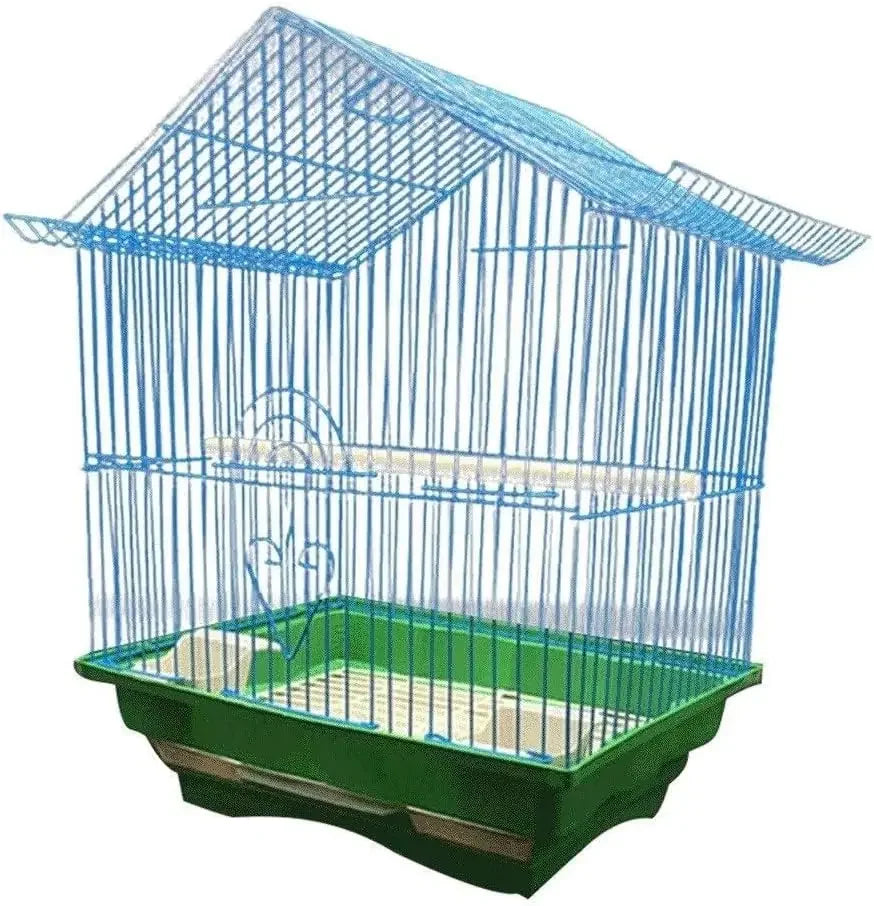 Peis Classic Metal Bird Cage With Nest Stand And Tray