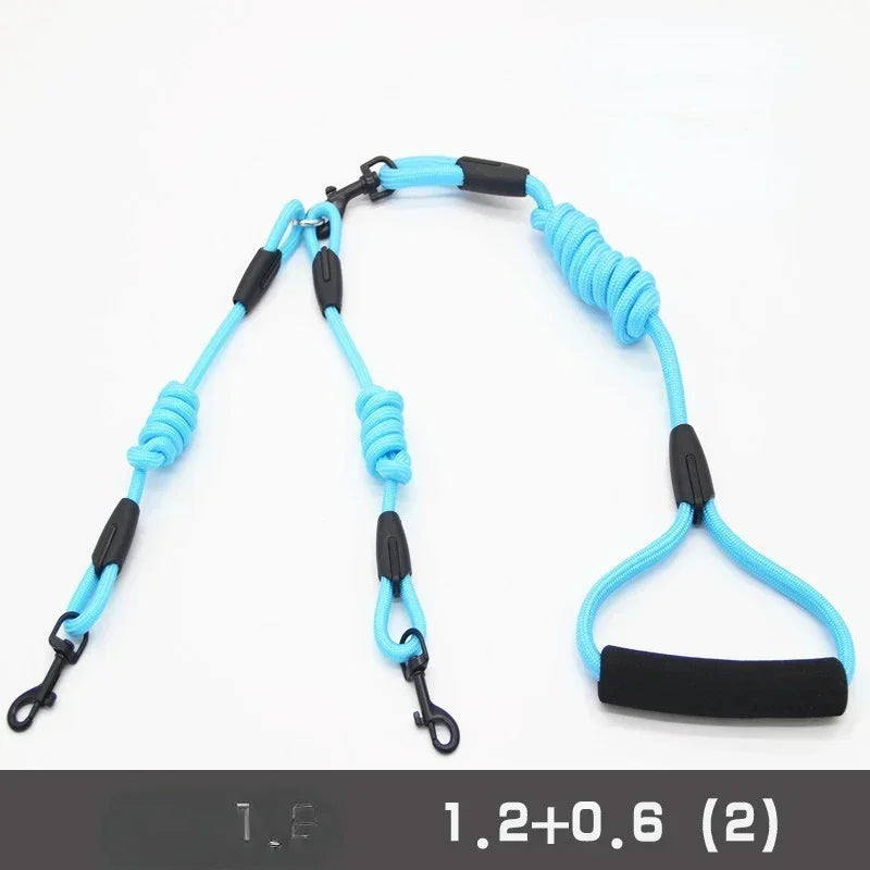 NoEnName_Null Double Dog Leash Coupler for Small Dogs