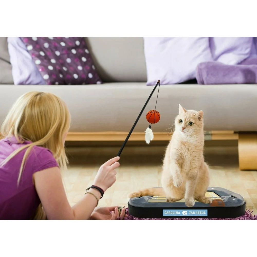 XMSJ Cat Scratcher Mat Toy with Refillable Catnip