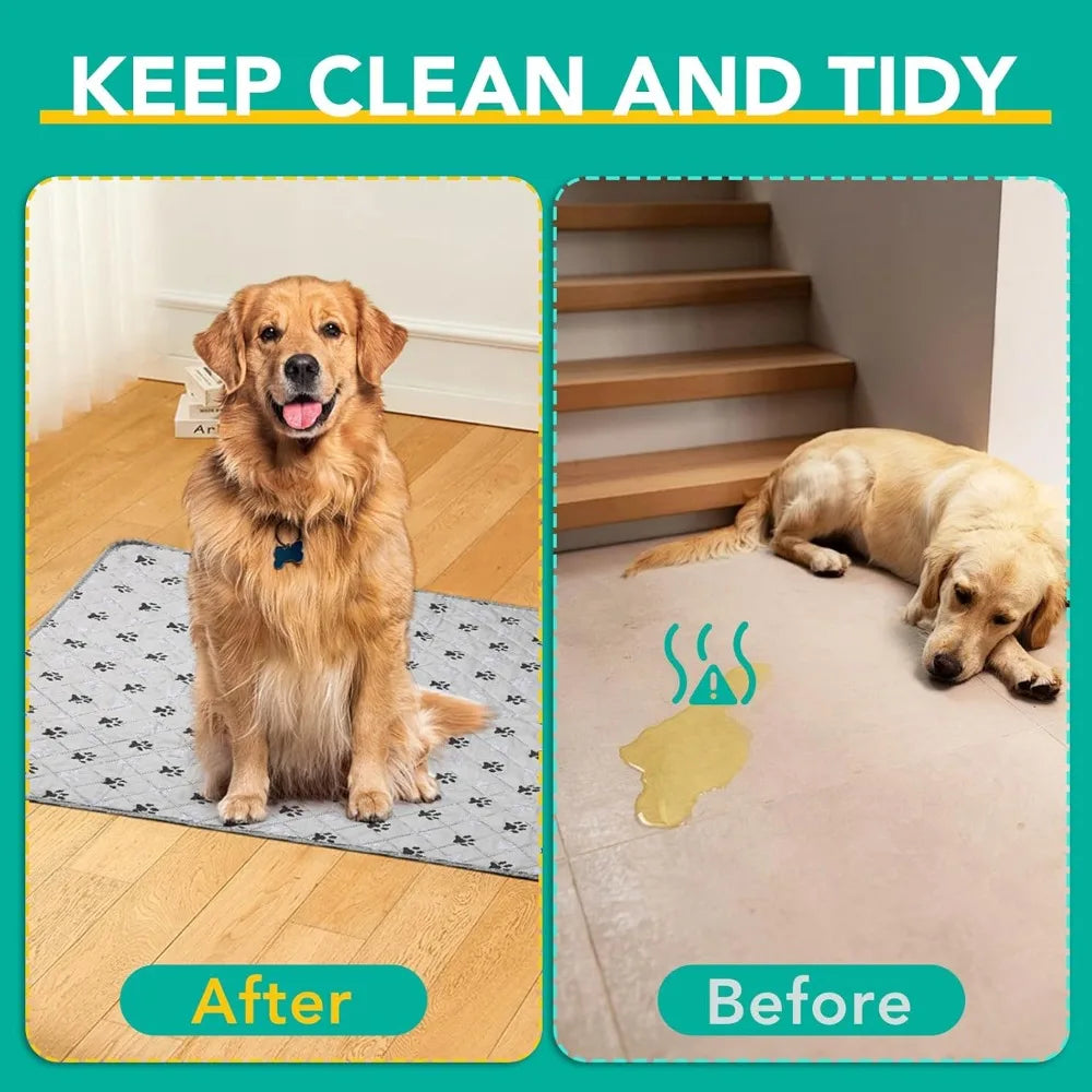 Hign-concerned 2 Pack Washable Pee Pads for Dogs and Cats