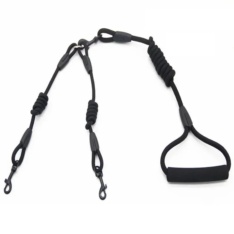 NoEnName_Null Double Dog Leash Coupler for Small Dogs