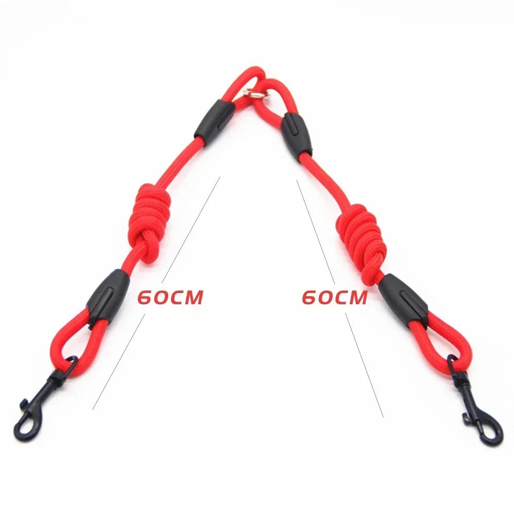 NoEnName_Null Double Dog Leash Coupler for Small Dogs