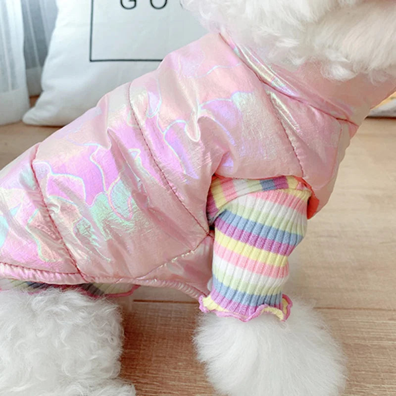Winter Waterproof Dog Coat For Small Breeds Warm Outfit