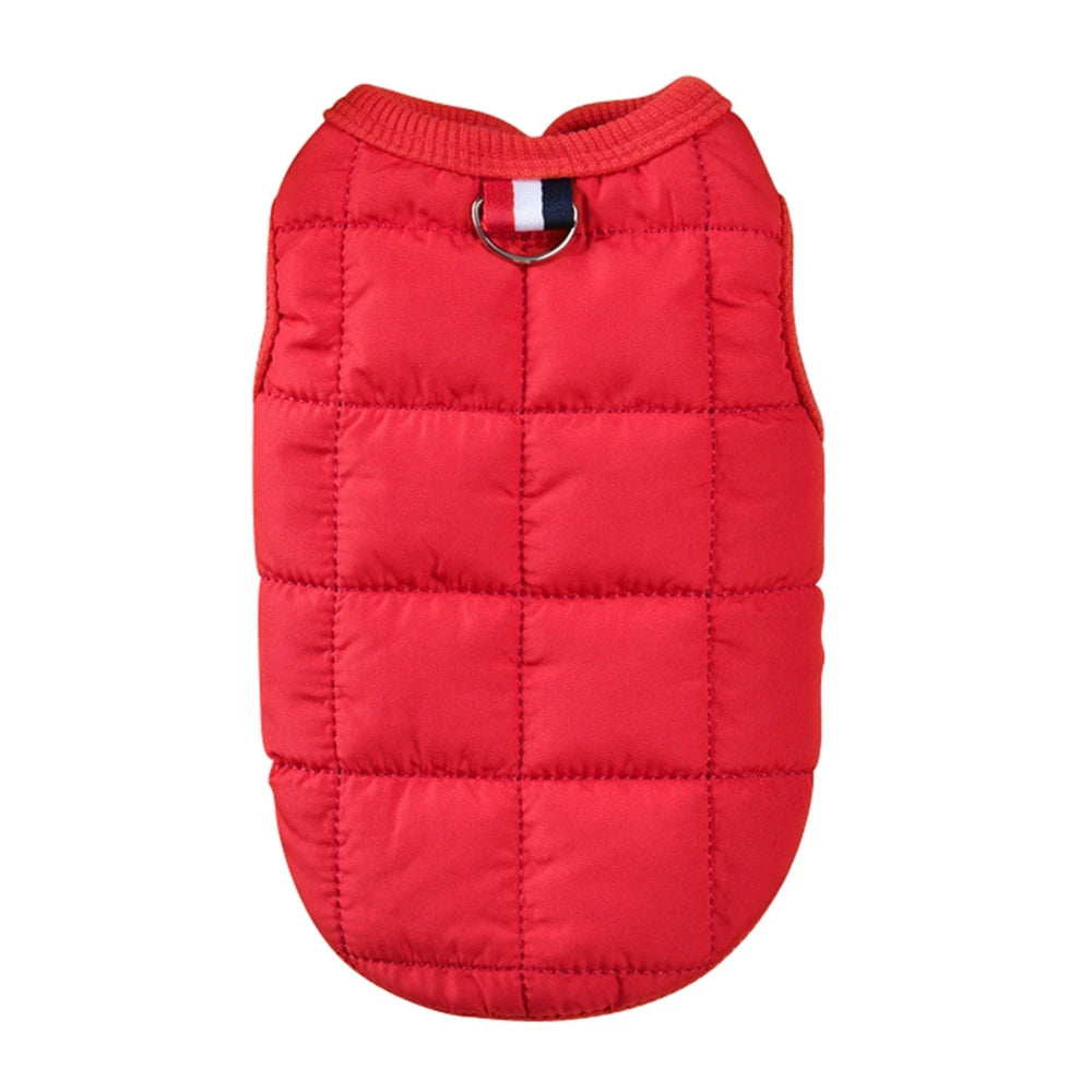 Winter Warm Padded Dog Jacket Cotton Windproof Coat