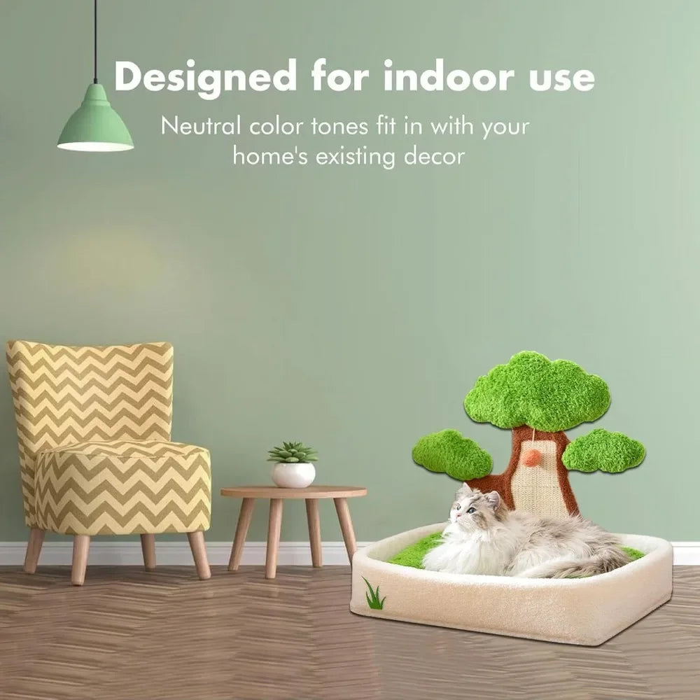 Cat Scratching Post with Bed by NoEnName_Null