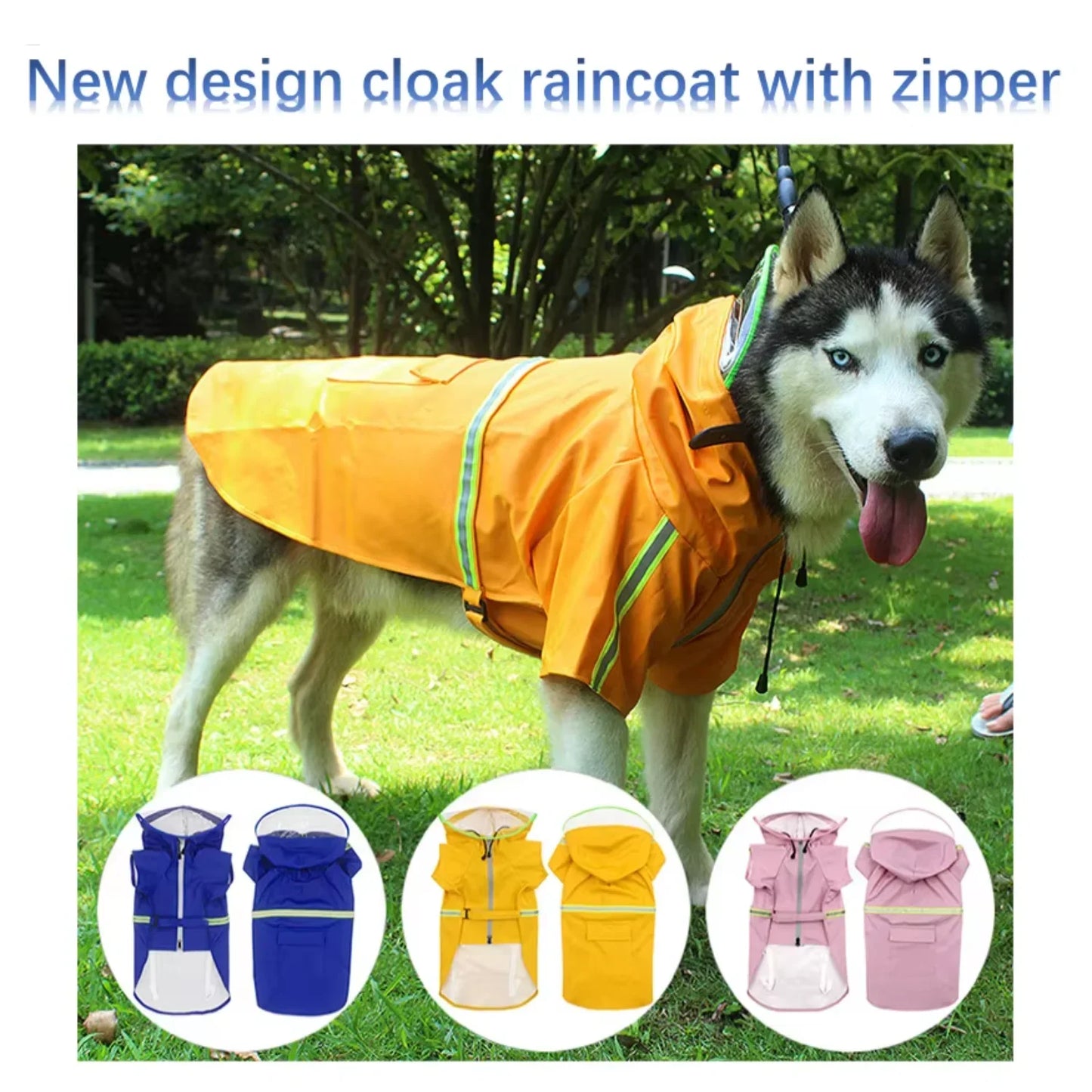 Giant Waterproof Dog Clothes Hoodies 4XL For Large Dogs