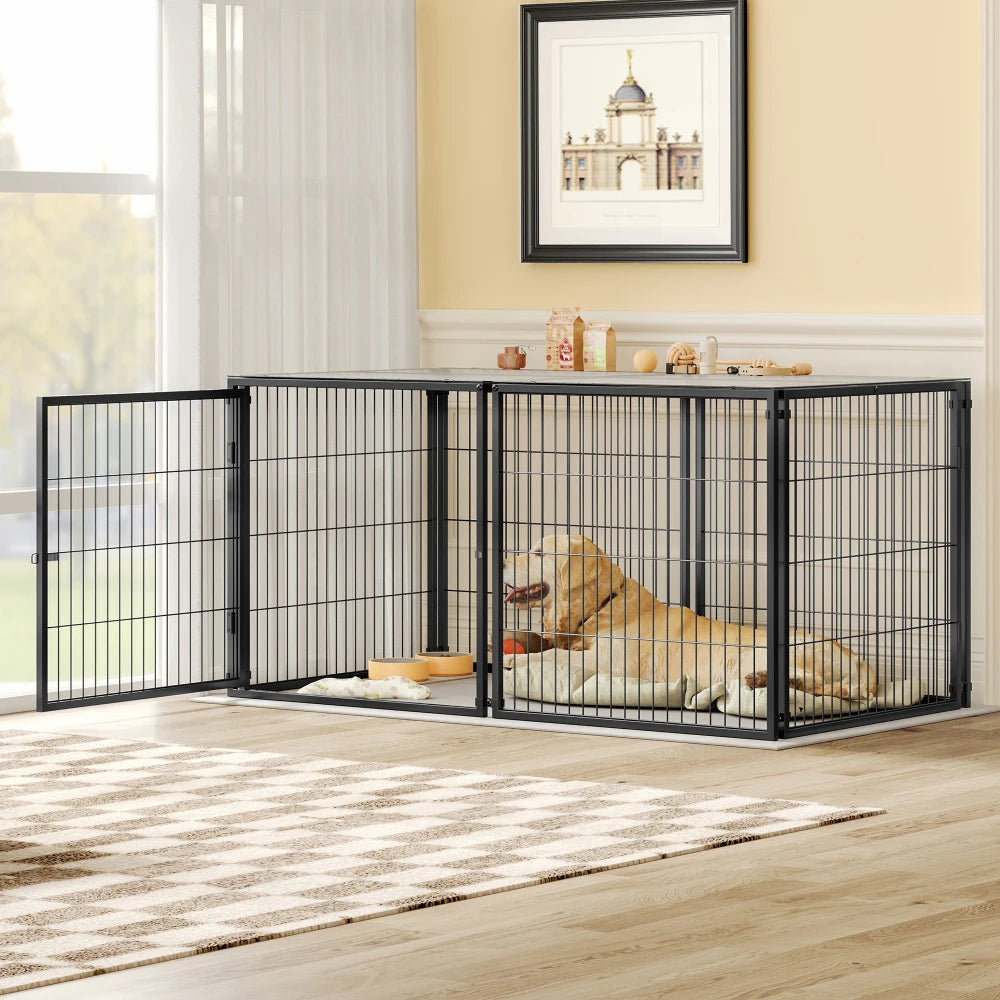 NoEnName_Null Dog Cage Kennel for Medium Dogs Indoor Use