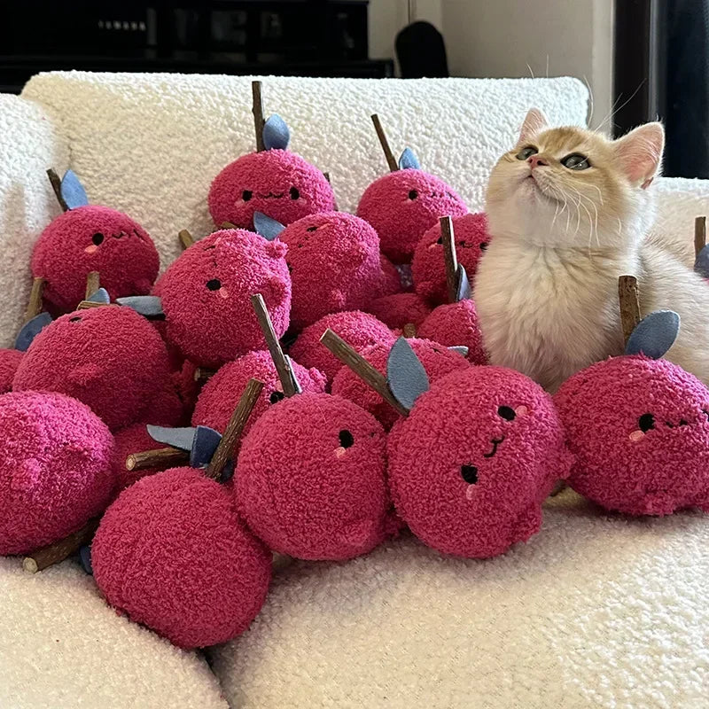 NoEnName Null Plush Cat Toy Interactive Chewing Toy for Cats