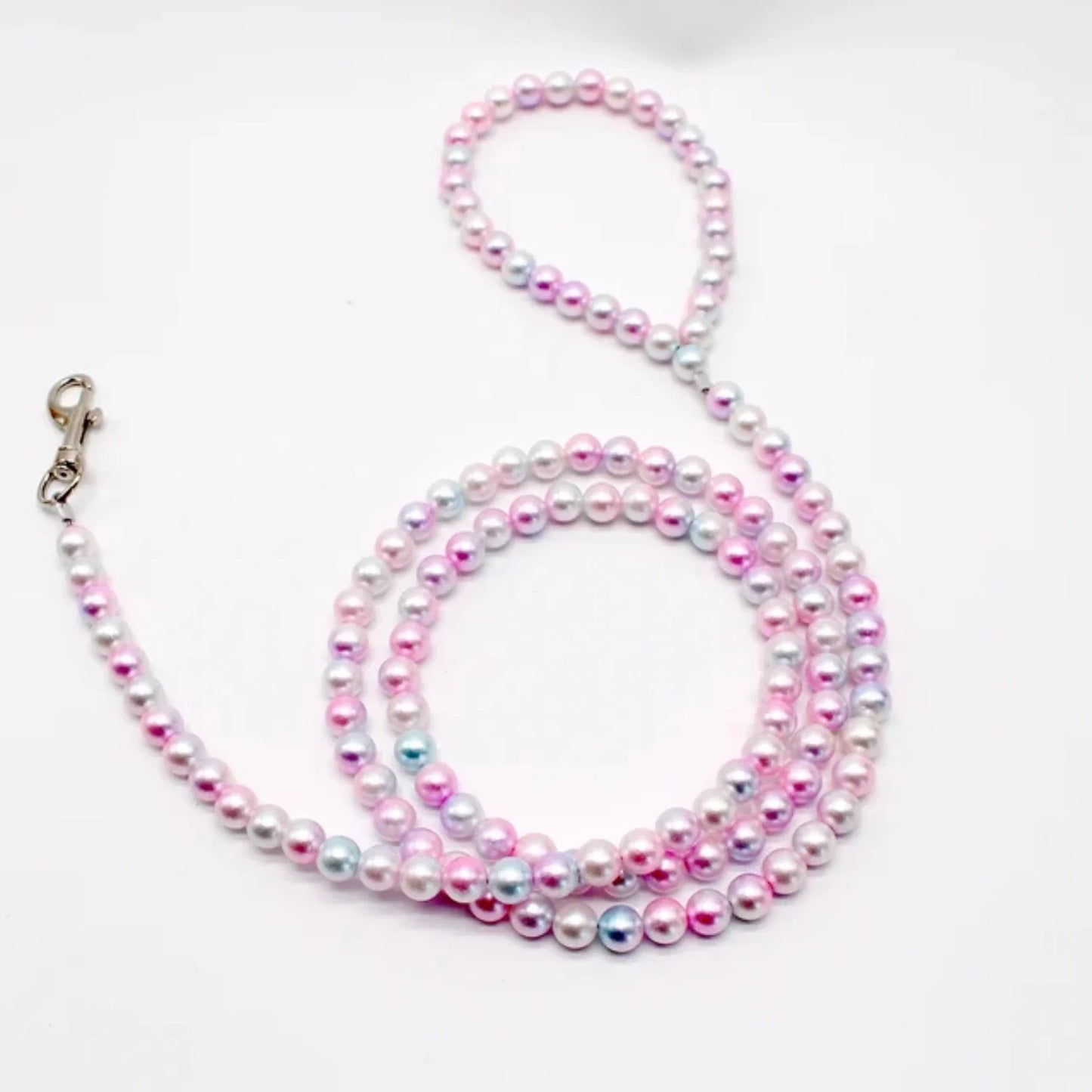 Luxury Pearls Beads Dog Harness Leash For Small Dogs