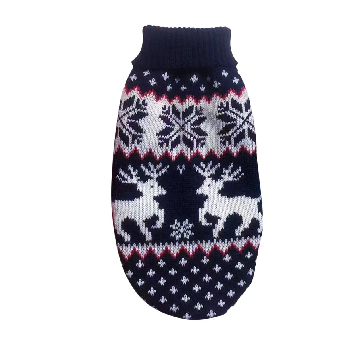 Dog winter clothing Christmas celebration clothes Knitted pet clothing Suitable for small to medium-sized dogs Pet sweater Red,