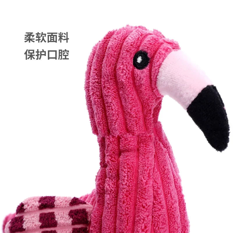 NoEnName Null Animal Shape Plush Dog Squeaky Toy
