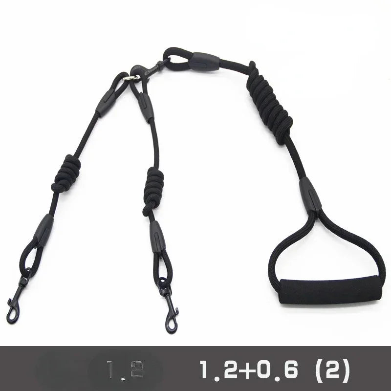 NoEnName_Null Double Dog Leash Coupler for Small Dogs