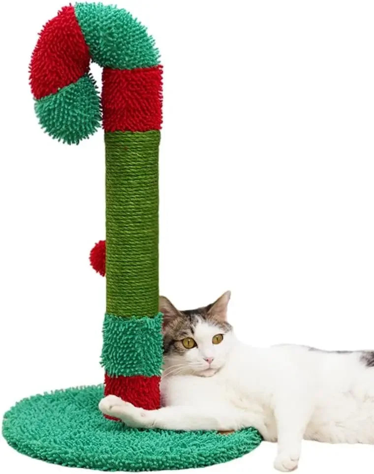 Christmas Series Cat Scratch Pillar Durable Decompression Toy
