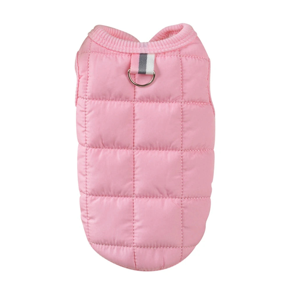 Winter Warm Padded Dog Jacket Cotton Windproof Coat