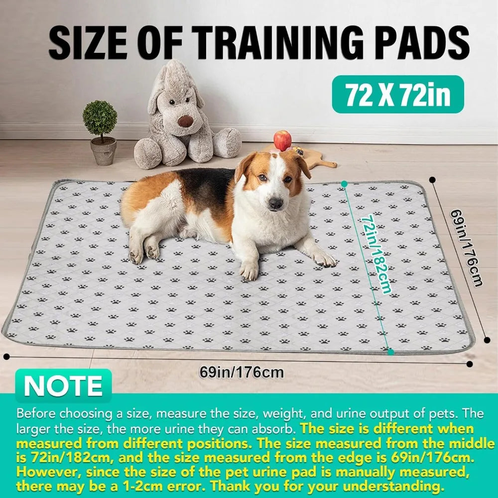 Hign-concerned 2 Pack Washable Pee Pads for Dogs and Cats