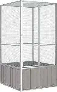 Secure Ventilated Bird Aviary Galvanized Steel Cage