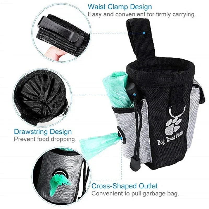 NoEnName Null Portable Dog Treat Pouch Training Bag