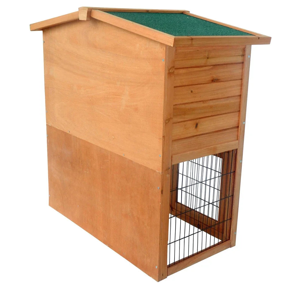 40 Inch Triangle Roof Waterproof Wooden Rabbit Hutch A Frame