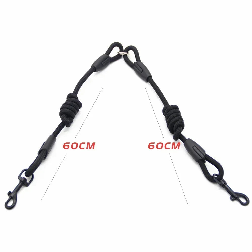 NoEnName_Null Double Dog Leash Coupler for Small Dogs