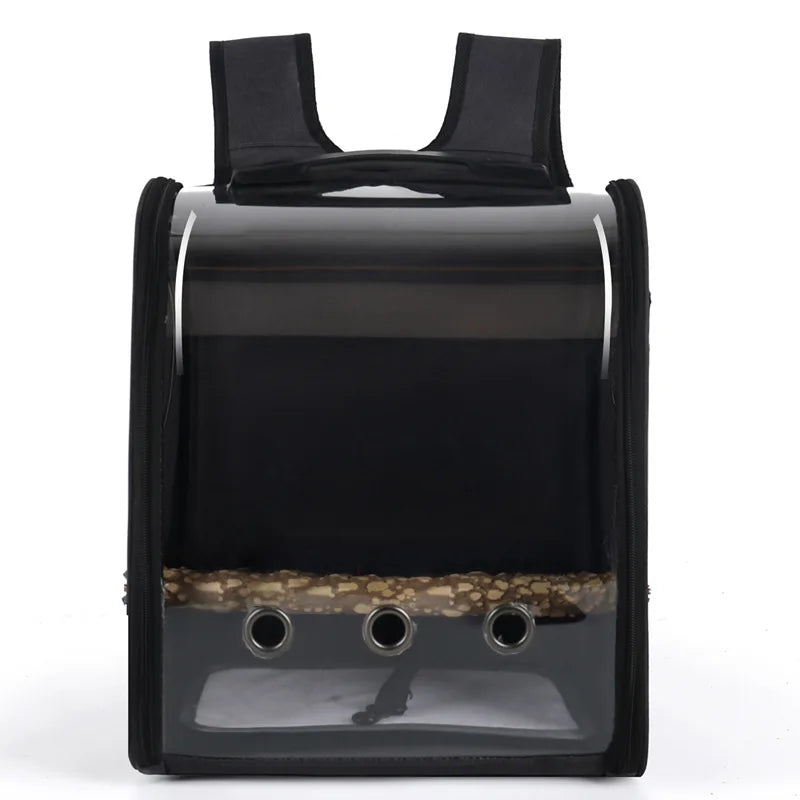 Fujian Portable Parrot Travel Cage Breathable Transparent