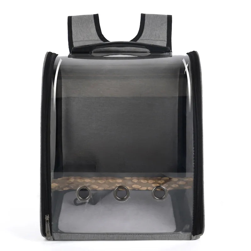 Fujian Portable Parrot Travel Cage Breathable Transparent