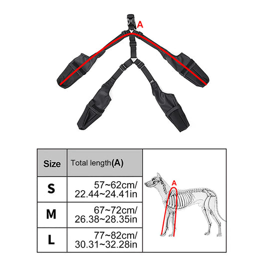 Guangdong All Weather Dog Pants With Paw Protector Strap