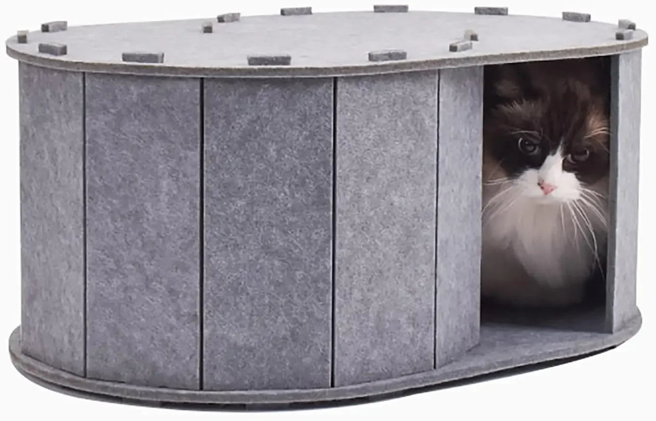NoEnName_Null Cat Tunnel Bed with S-Shaped Maze Design