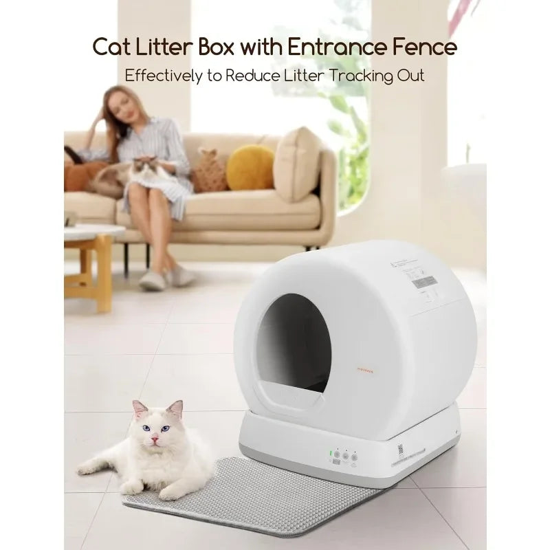 NoEnName Null Self-Cleaning Cat Litter Box for Multi Cats