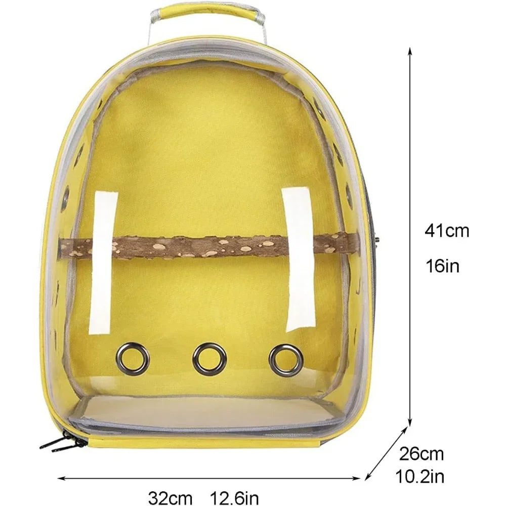 Peis Portable Bird Carrier Backpack Space Capsule Parrots