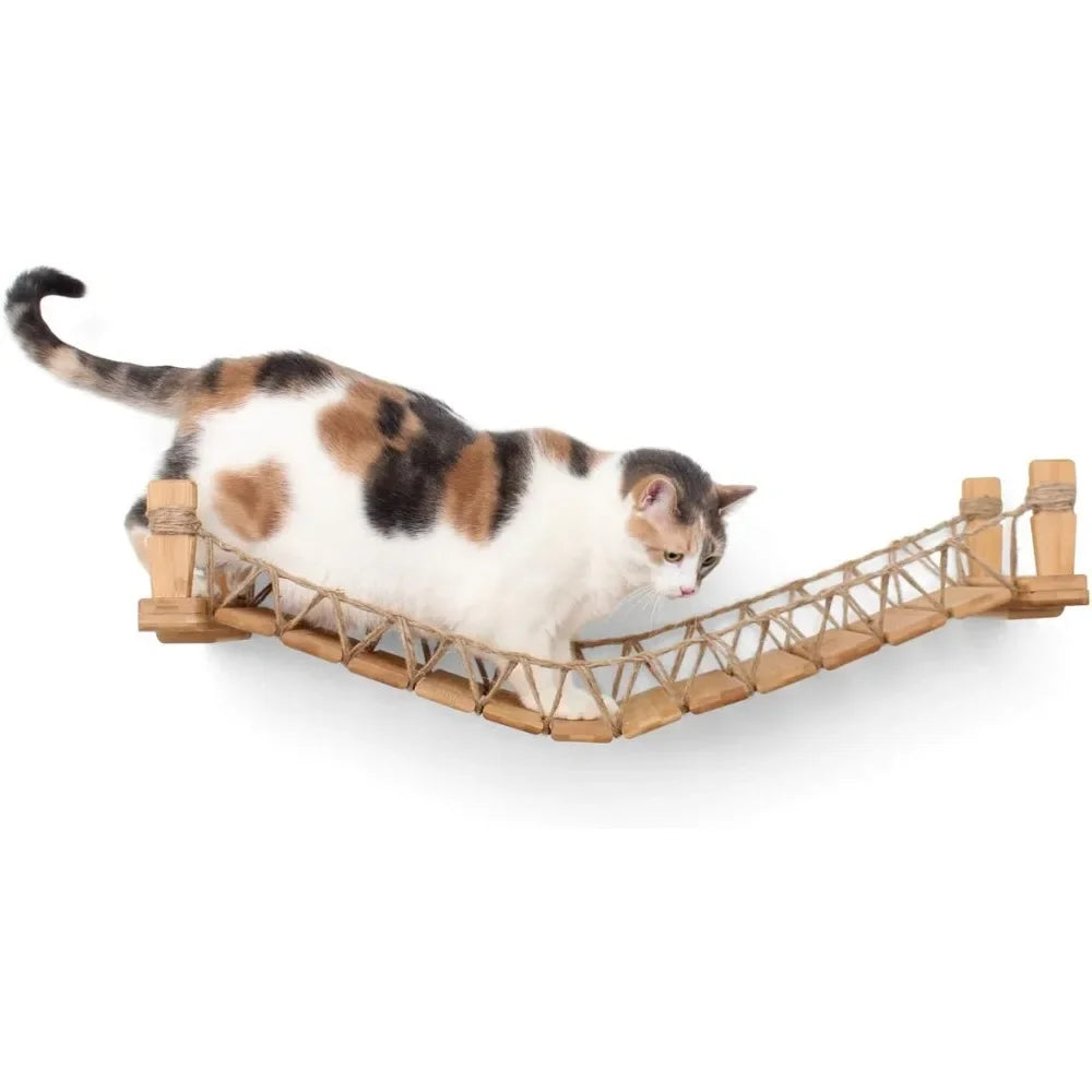 Cat Bridge Wall-Mounted Play Lounge Toy by NoEnName_Null