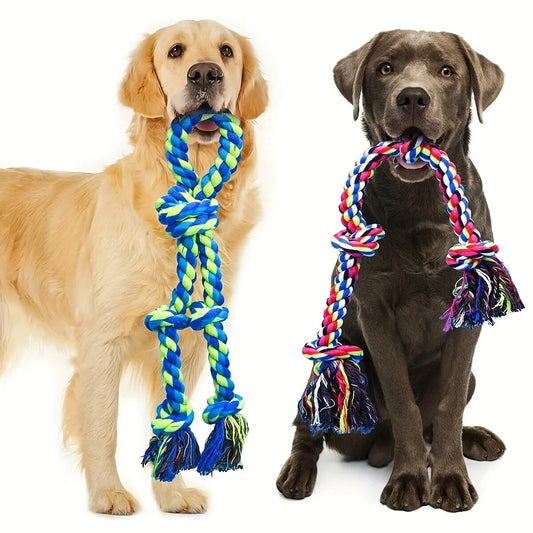 Knot Dog Toys Durable Chew Tug Interactive Toys