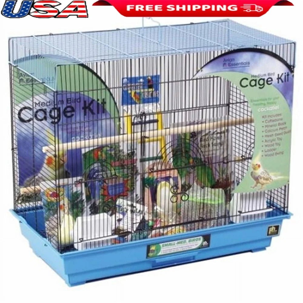 XMSJH Flight Cage Starter Kit With Toys Accessories