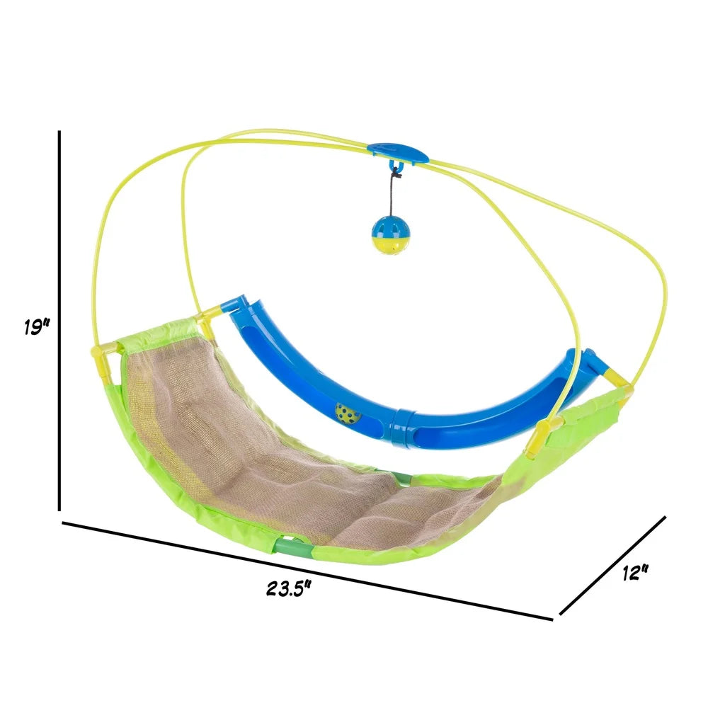 XMSJ Interactive Cat Toy Activity Mat with Scratching Area