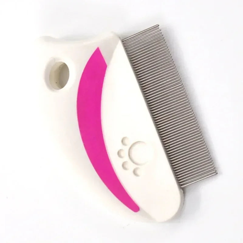 1Pcs Portable Anti Lice Comb for Cats and Dogs Stainless Steel Pet Hair Brush Multipurpose Flea Remover