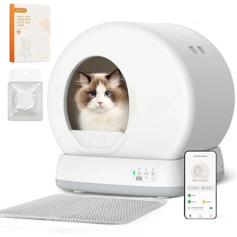 NoEnName Null Self-Cleaning Cat Litter Box for Multi Cats