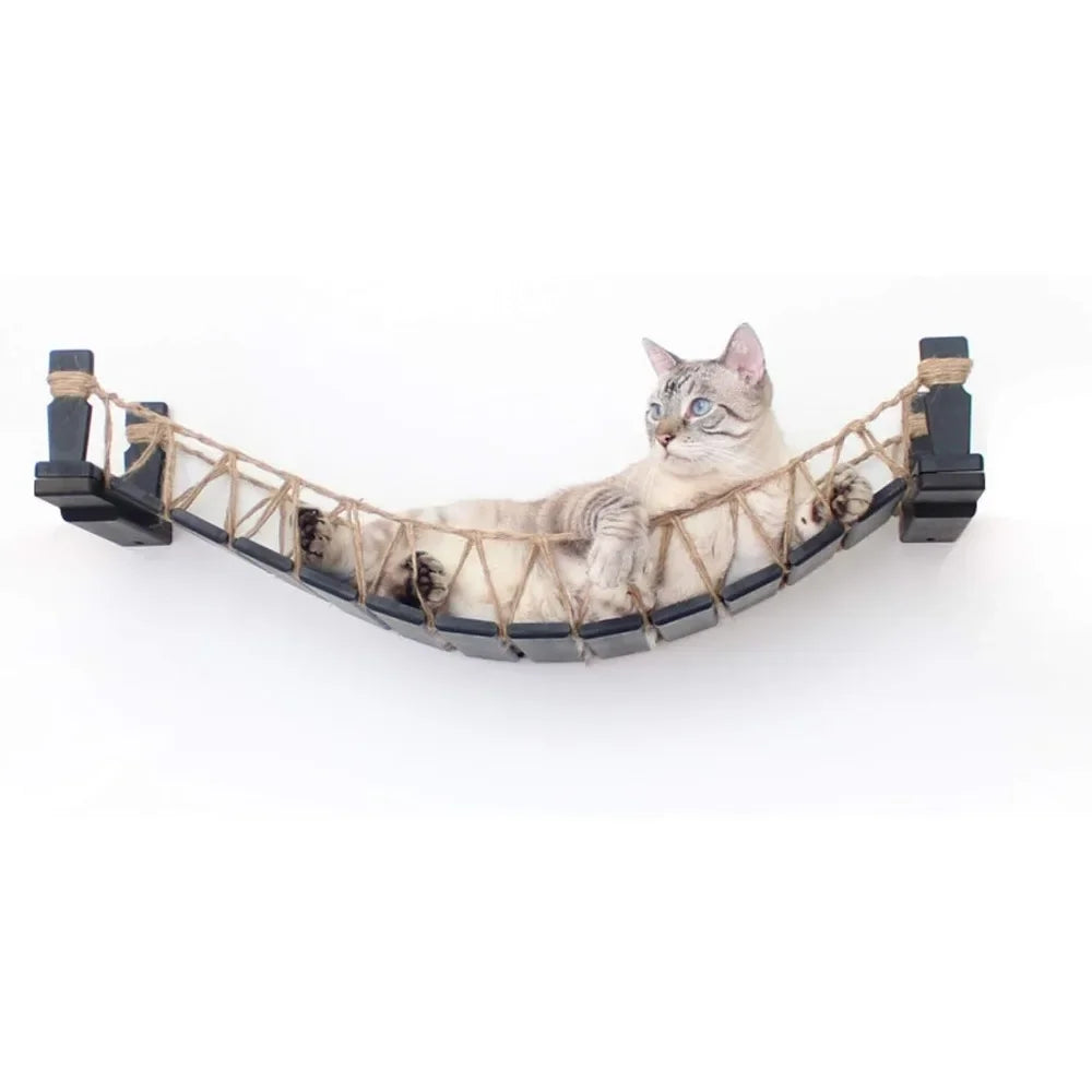 Cat Bridge Wall-Mounted Play Lounge Toy by NoEnName_Null