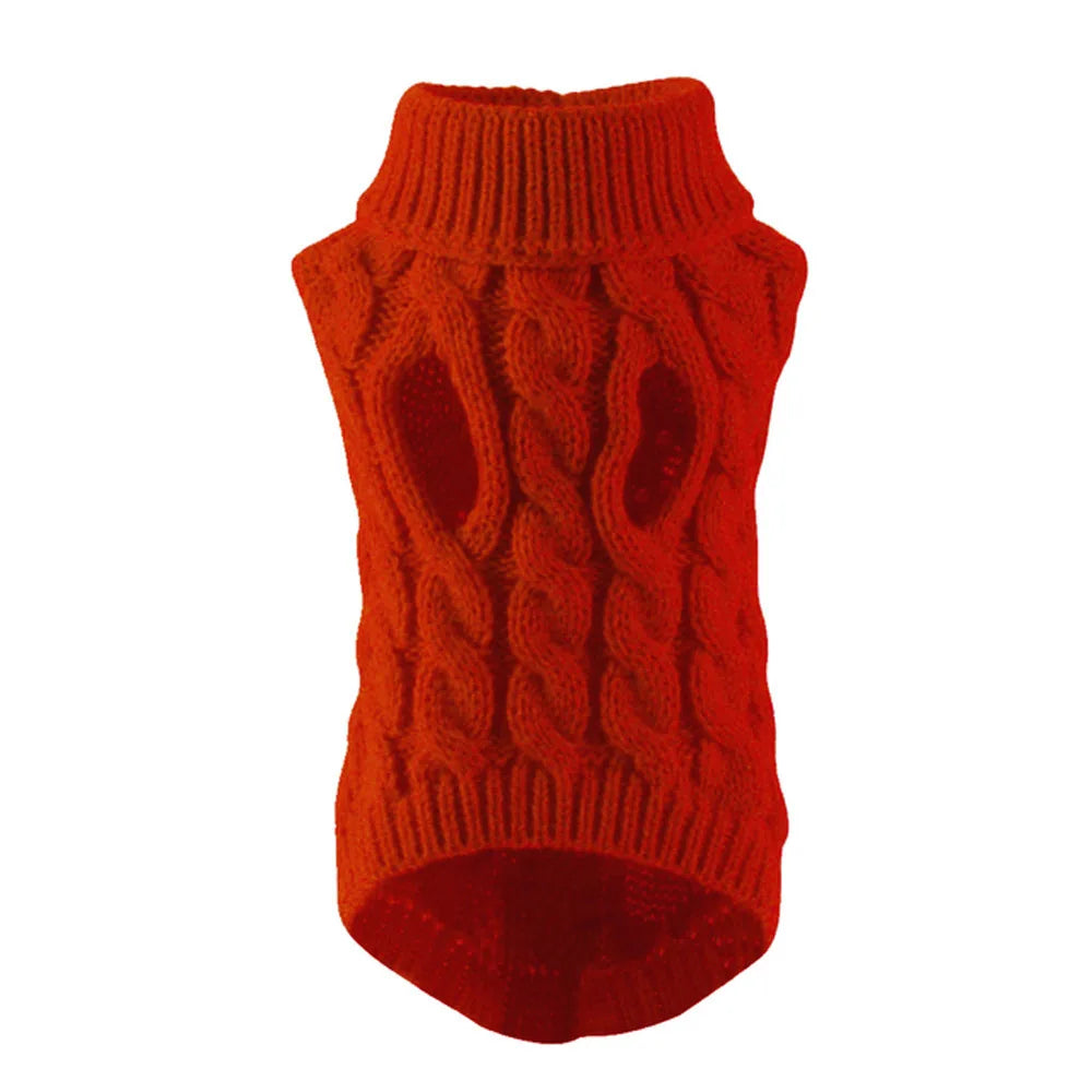 Dog Sweater Autumn Winter Knit Warm Comfort Clothing For Pets