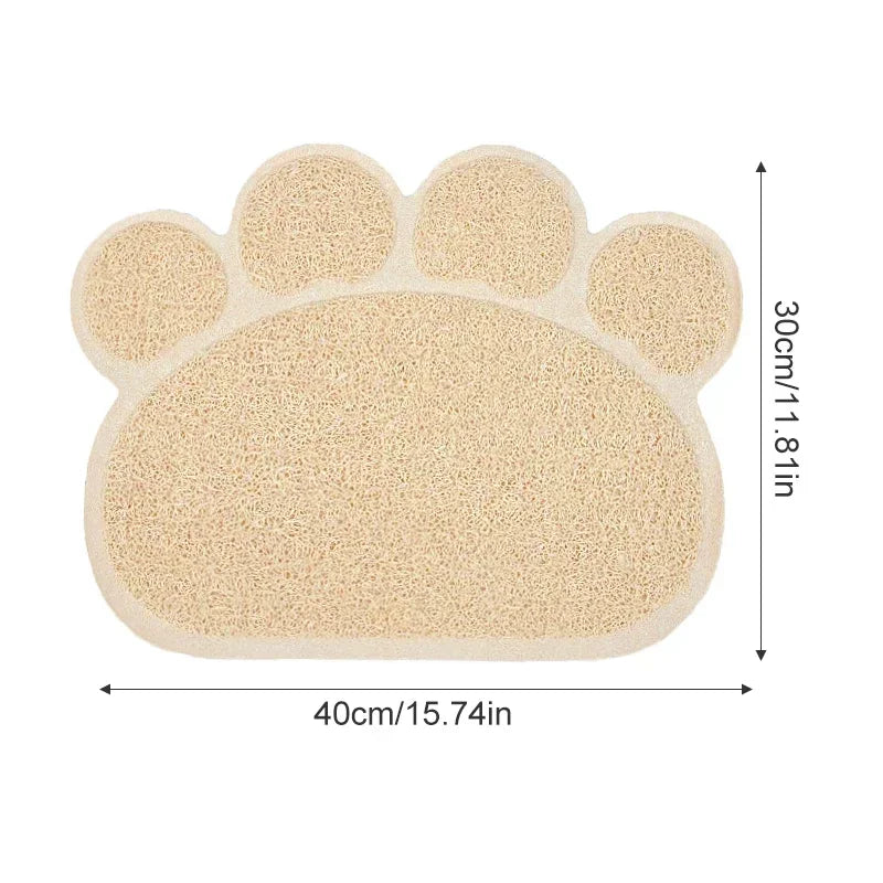 NoEnName Null PVC Pet Mat Non-slip Claw-shaped Design