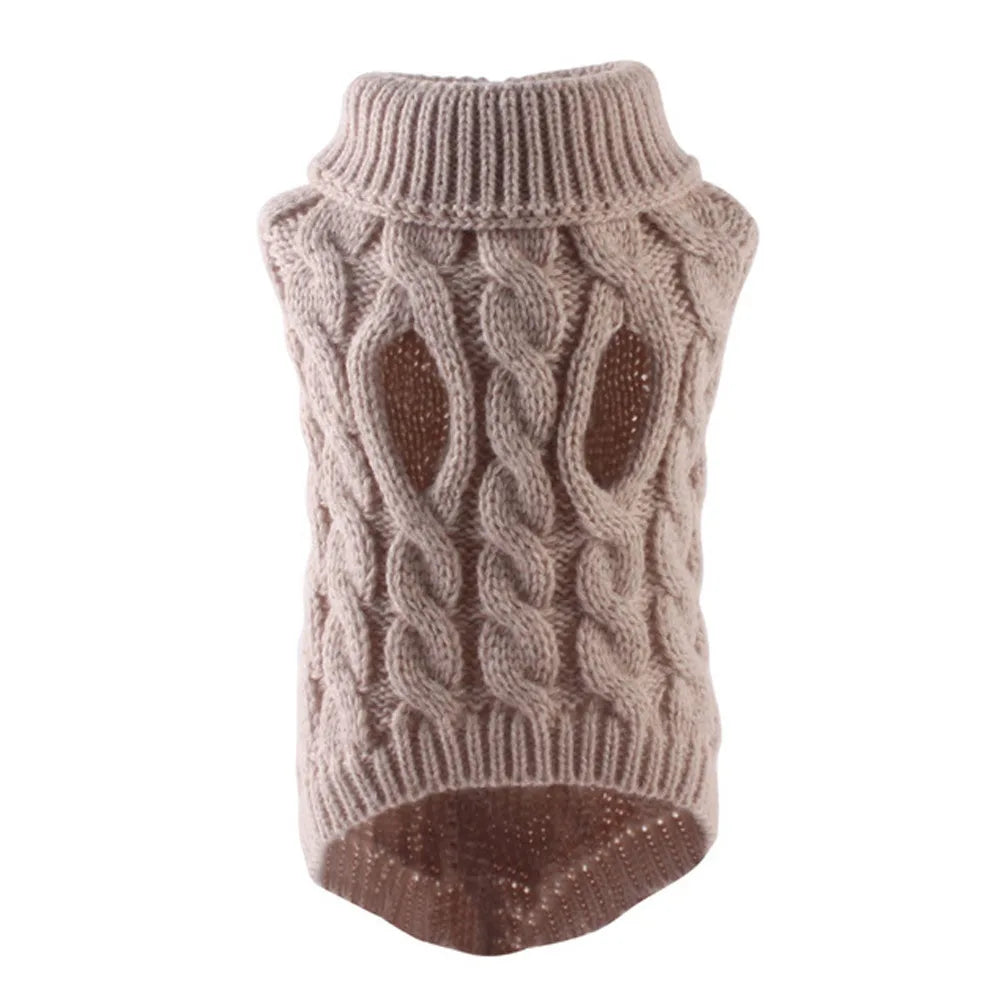 Dog Sweater Autumn Winter Knit Warm Comfort Clothing For Pets