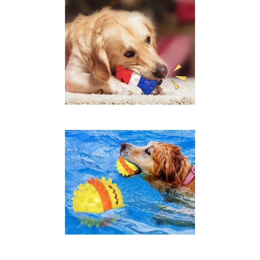 NoEnName Interactive Pet Chew Toy with Rope for Dogs