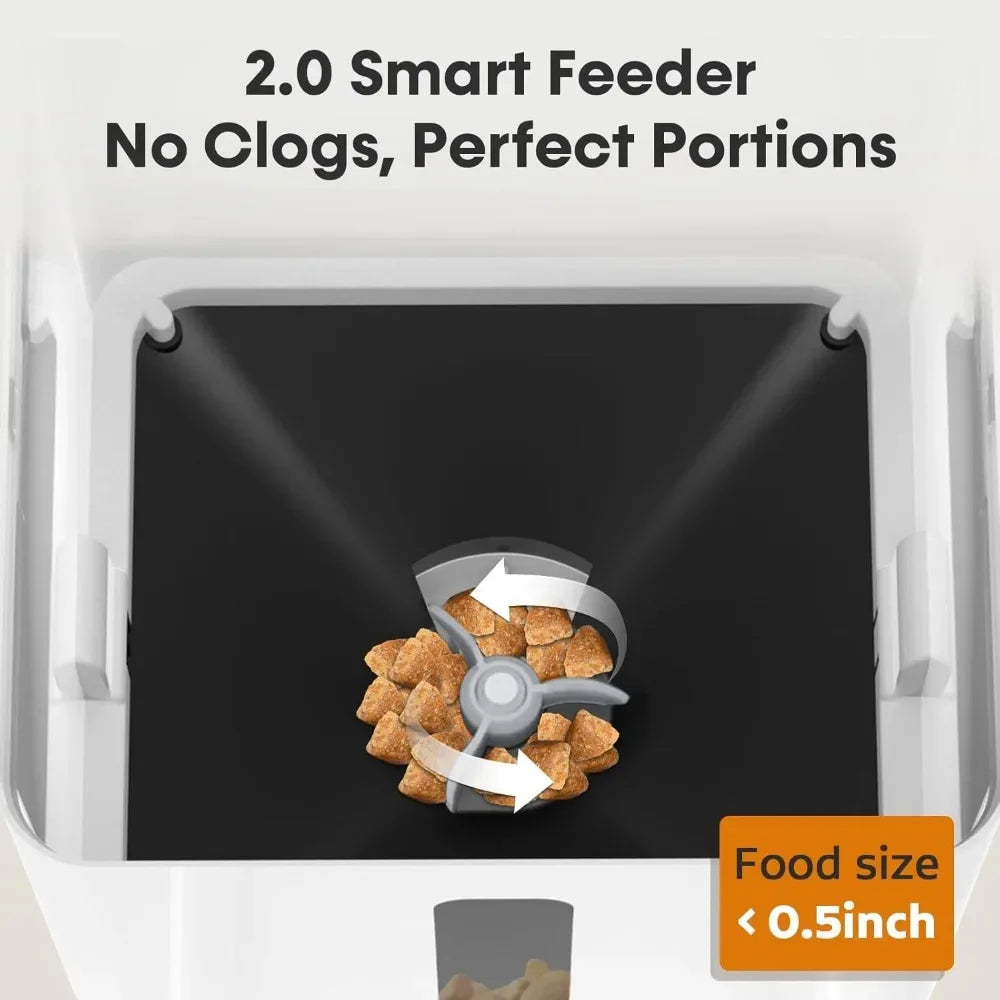 Automatic Dog Feeder with Camera WiFi App Control
