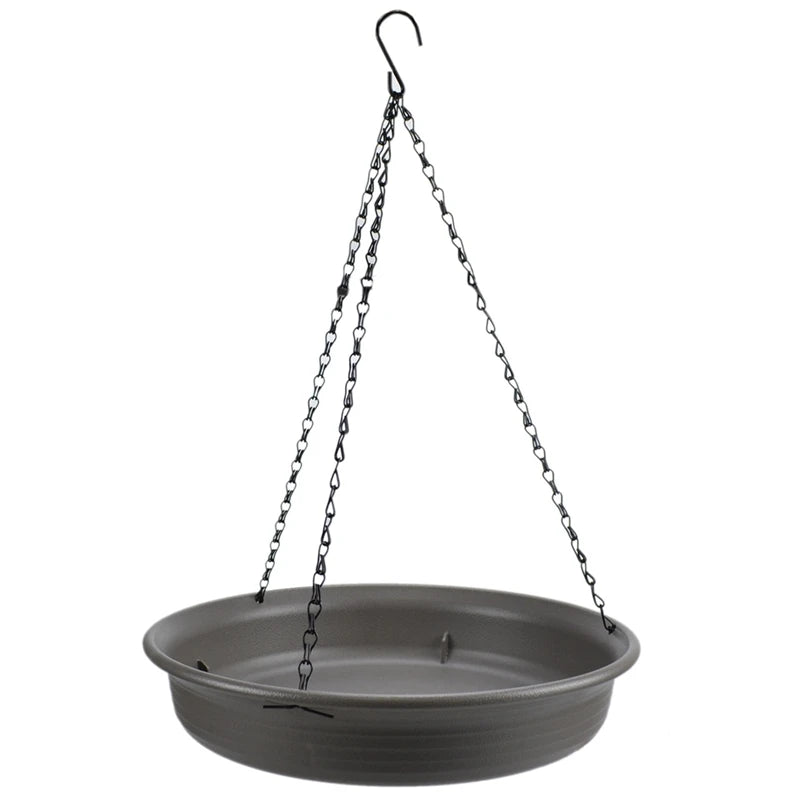 Hanging Bird Bath Feeder Platform For Outdoor Patio