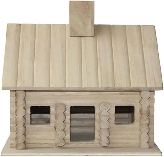 PEIS Wooden Bird Breeding House Outdoor Nest Box Decor For