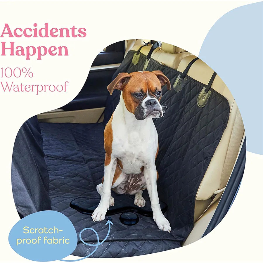 NoEnName Null Waterproof Pet Car Mat with Gray Edging