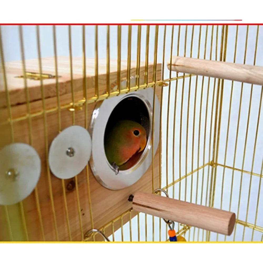 PEISI Large Flight Parrot Cage With Emblem And Nest