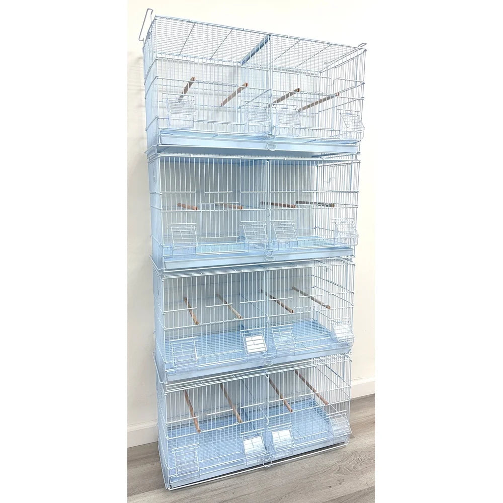 XMSJ Stackable Double Breeding Bird Cages With Dividers