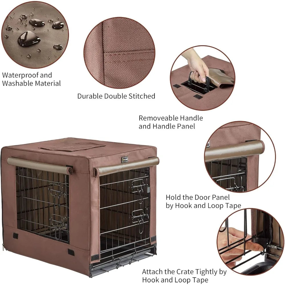 NoEnName Null Dog Crate Kit with Cover for Small Dogs