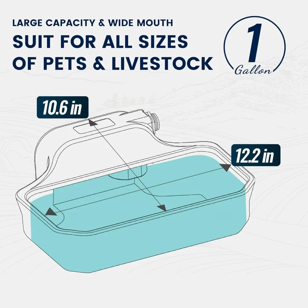 Automatic Dog Water Dispenser for Indoor Outdoor Use