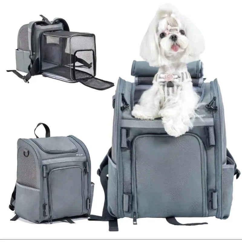 NoEnName Null Expandable Pet Carrier Airline Approved Backpack